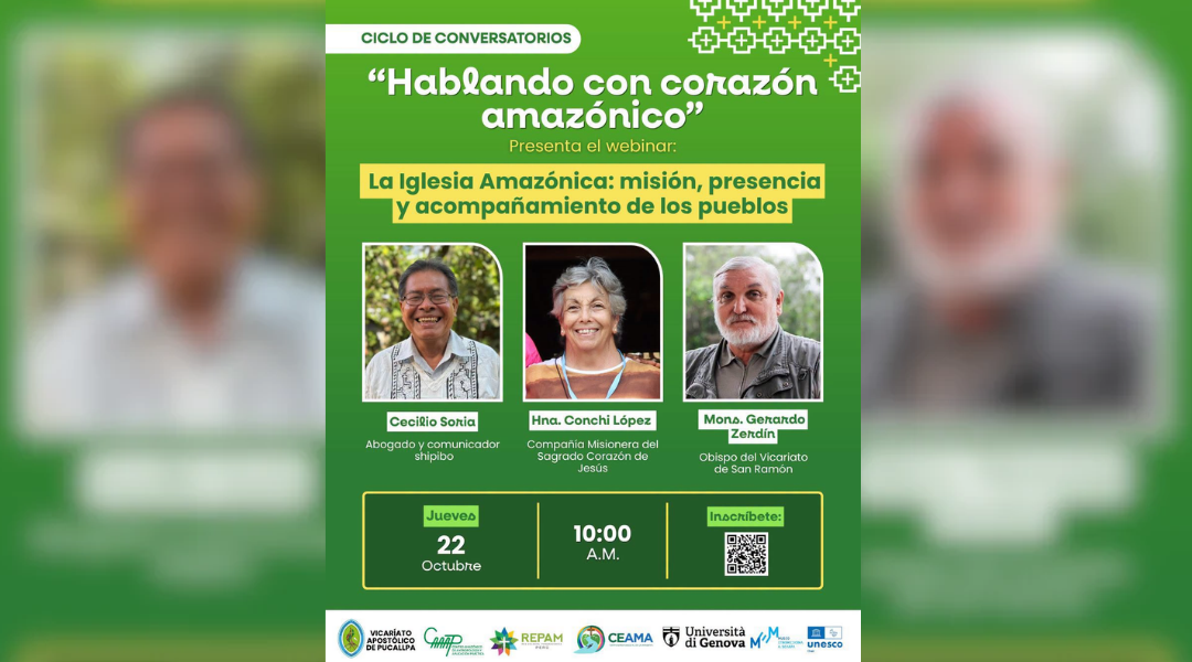 Primer webinar destaca la misión de la Iglesia amazónica junto a los pueblos indígenas